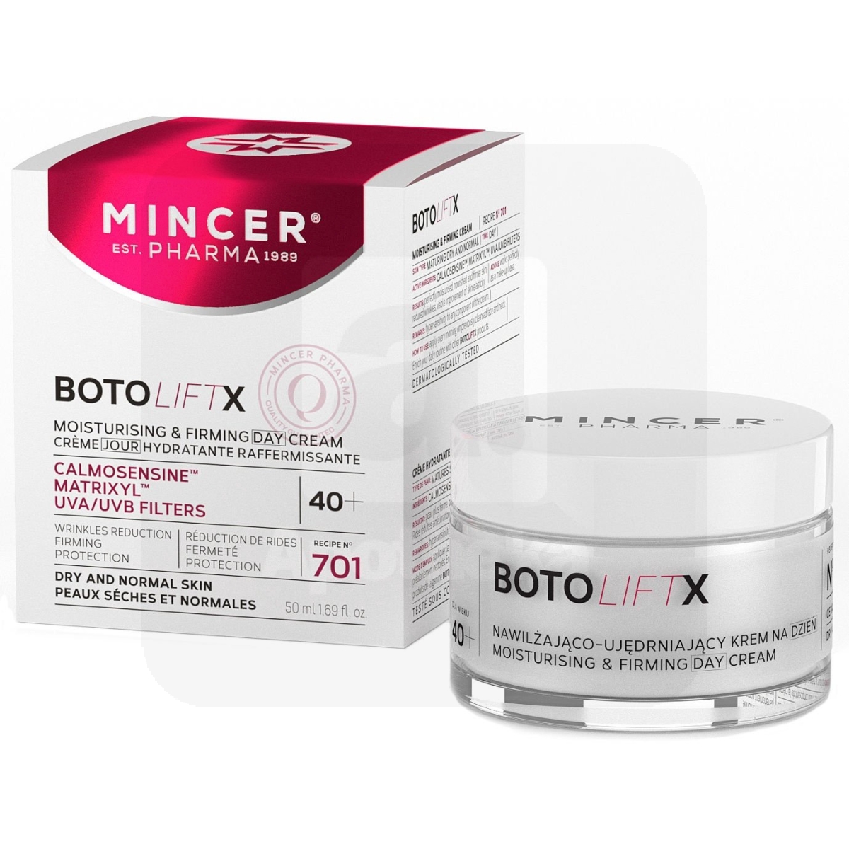 MINCER PHARMA BOTOLIFTX PÄEVAKREEM PINGULDAV 50ML - Изображение товара