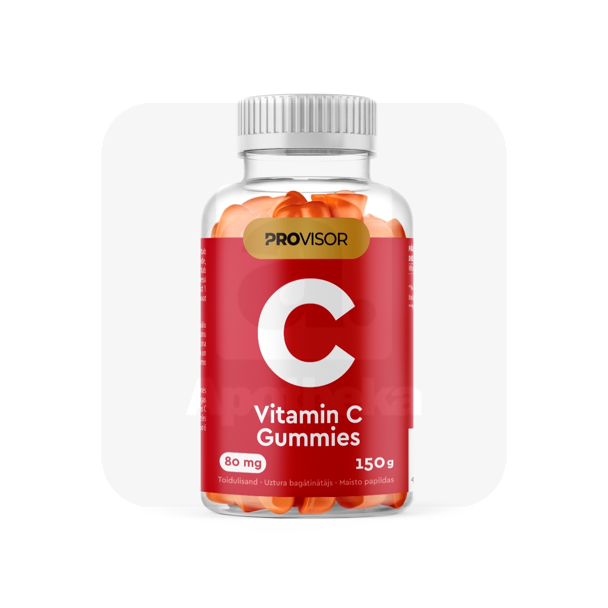 PROVISOR VITAMIIN C KUMMIKOMMID 80MG N60 UUS - Изображение товара