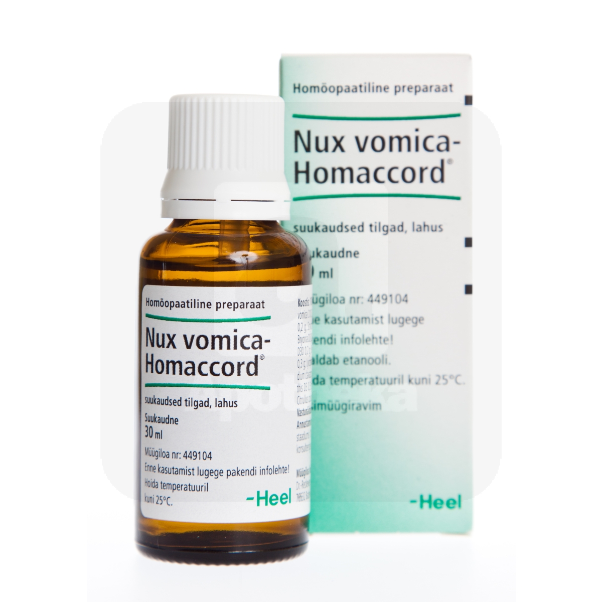 NUX VOMICA-HOMACCORD SUUKAUDSED TILGAD 30ML - Изображение товара
