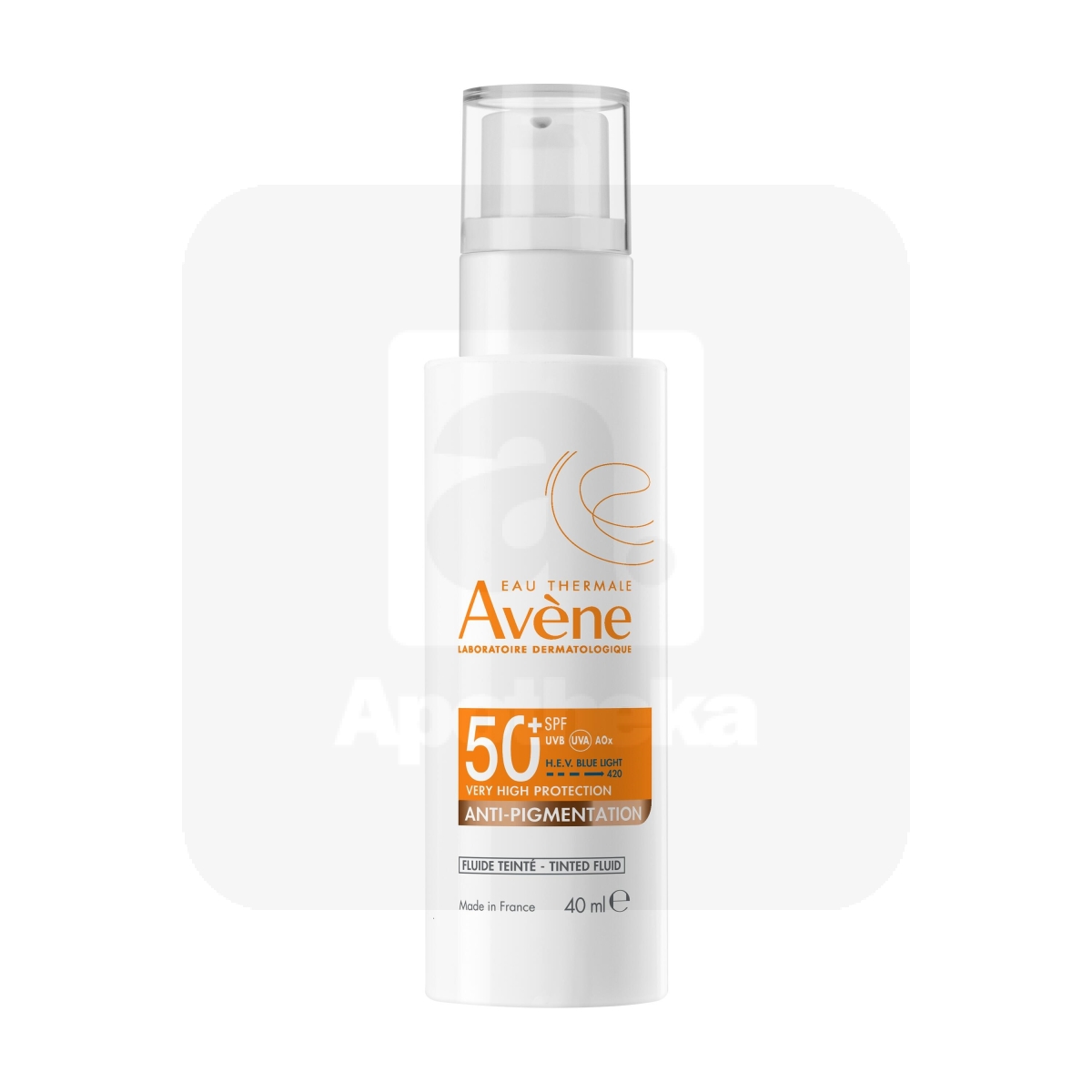 AVENE SUN PÄIKESEKAITSEEMULSIOON PIGMENDIVASTANE SPF50+ 40ML - Изображение товара