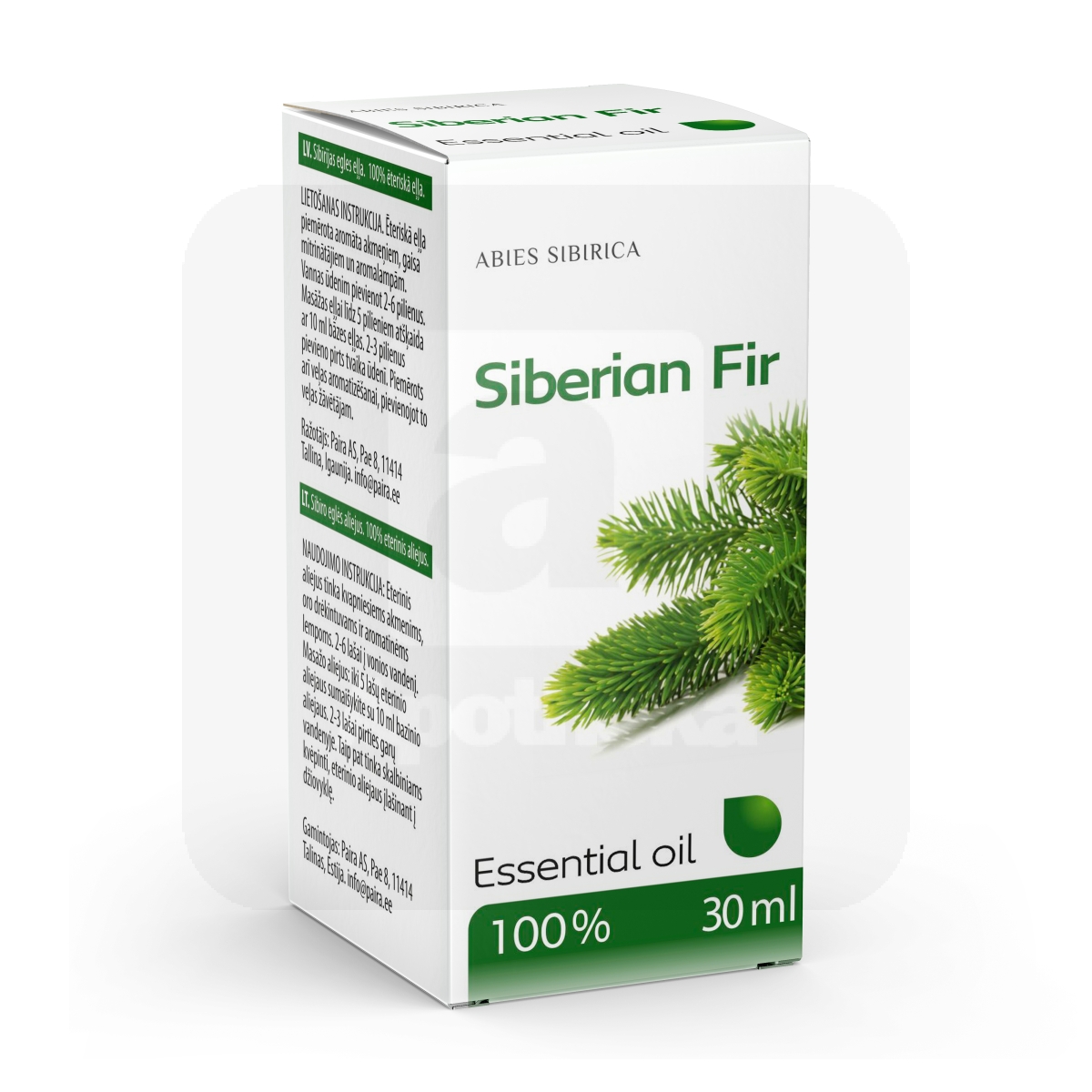 PAIRA SIBERI NULUÕLI 30ML - Изображение товара