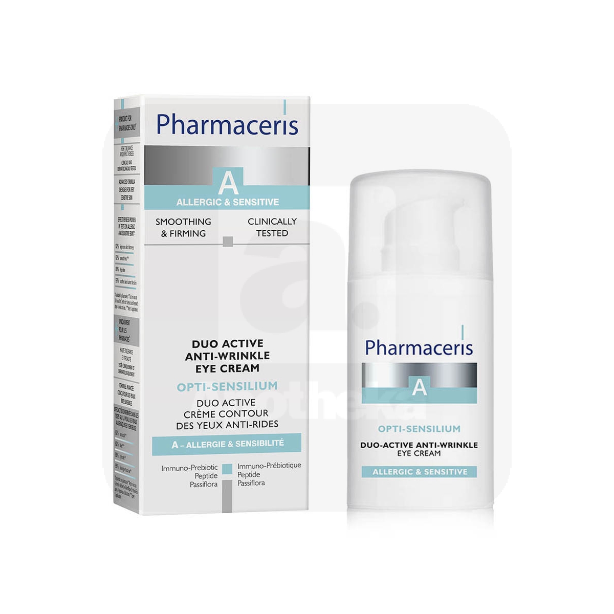 PHARMACERIS A OPTI-SENSILIUM DUO-ACTIV SILMAKREEM SPF10 15ML - Изображение товара 1