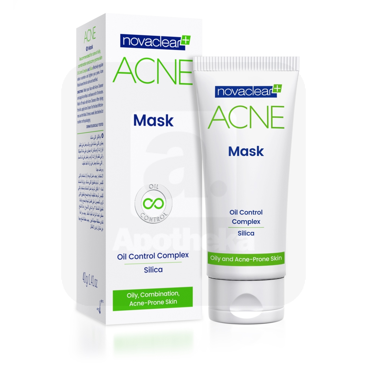 NOVACLEAR GREEN ACNE MASK 40G - Изображение товара