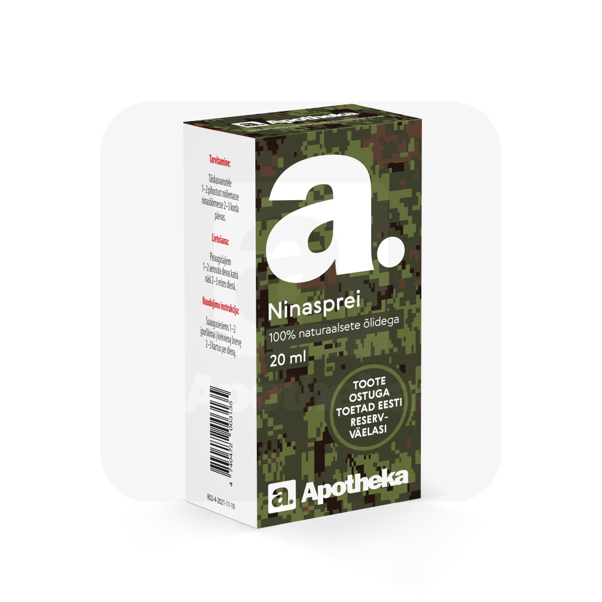 A. NINASPREI EETERLIKE ÕLIDEGA 20ML - Изображение товара 1
