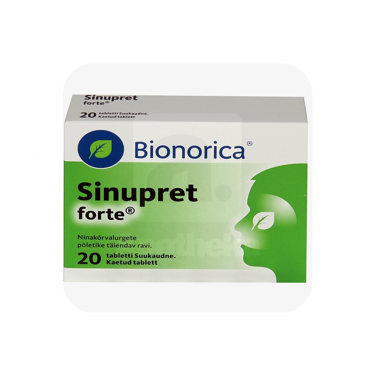 SINUPRET FORTE KAETUD TBL 12+36+36+36+36MG N20 - Изображение товара