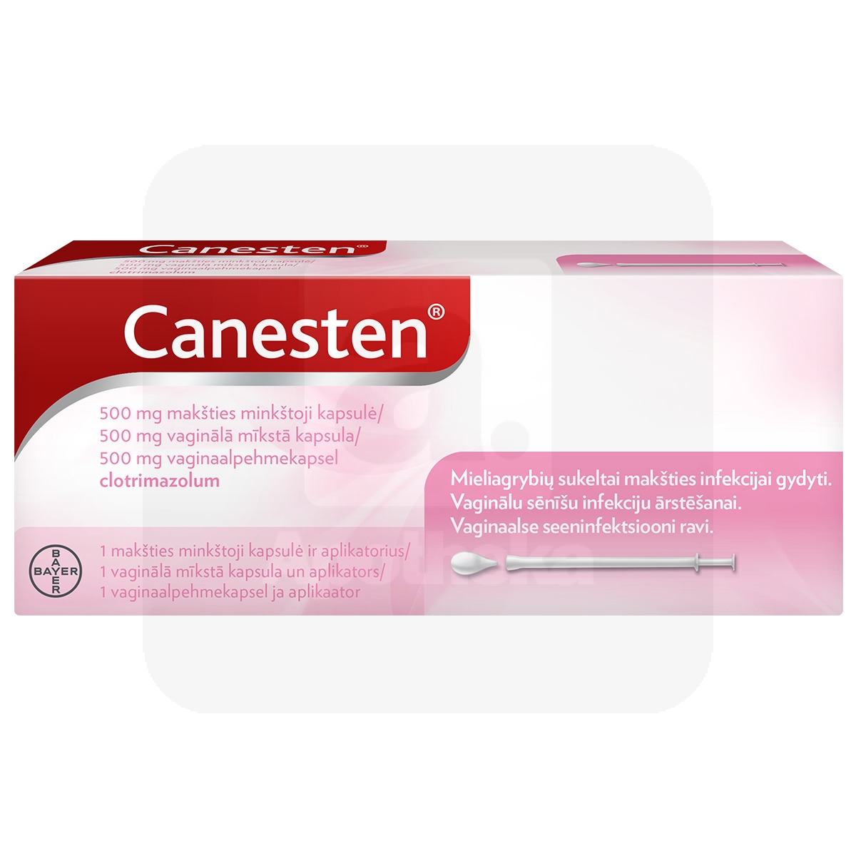 CANESTEN VAGINAALPEHMEKAPSEL 500MG N1 - Изображение товара