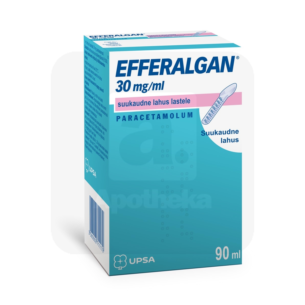 EFFERALGAN SUUKAUDNE LAHUS 30MG/ML 90ML - Изображение товара