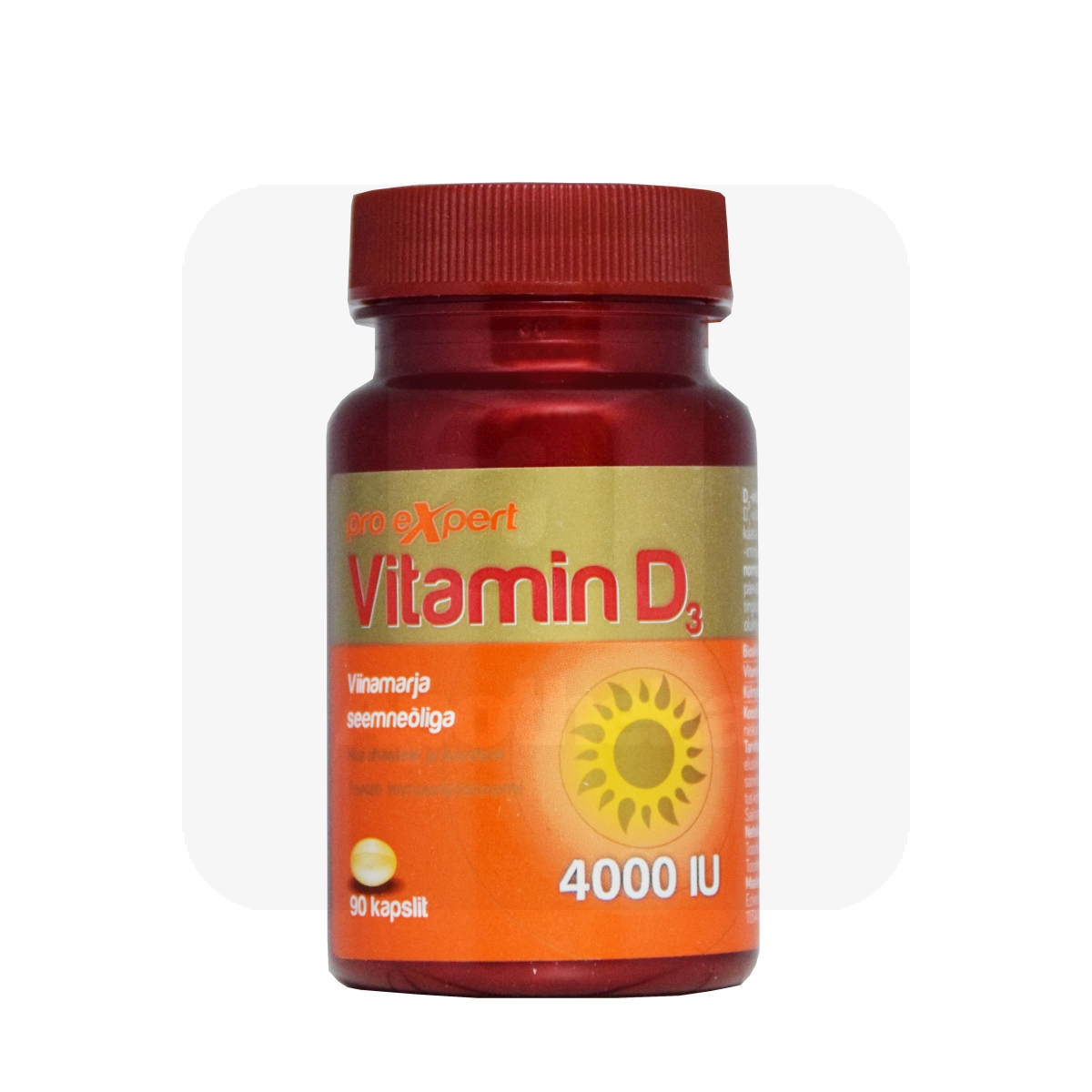 VITAMIN D3 PRO EXPERT 4000IU KAPSLID N90 - Изображение товара