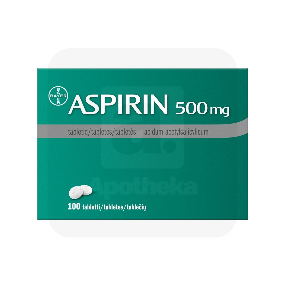 ASPIRIN TBL 500MG N100 - Изображение товара