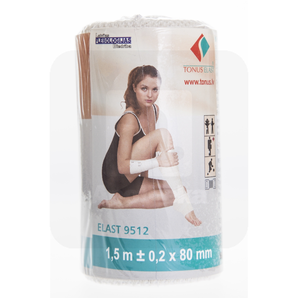 ELASTIKSIDE 8CMX1,5M (KESKMISELT VENIV)