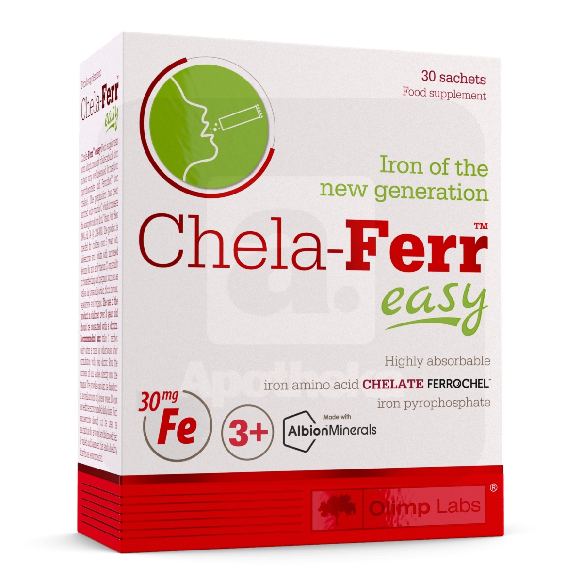 OLIMPLABS CHELA-FERR EASY SUUS SULAV PULBER 30MG N30 - Изображение товара