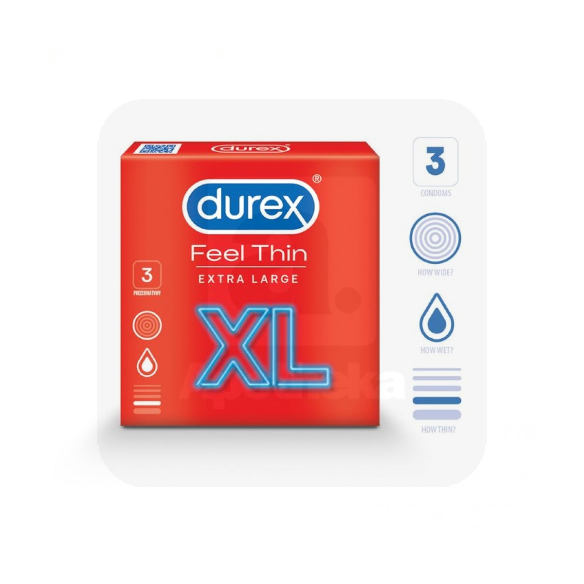 DUREX KONDOOMID FEEL THIN XL N3