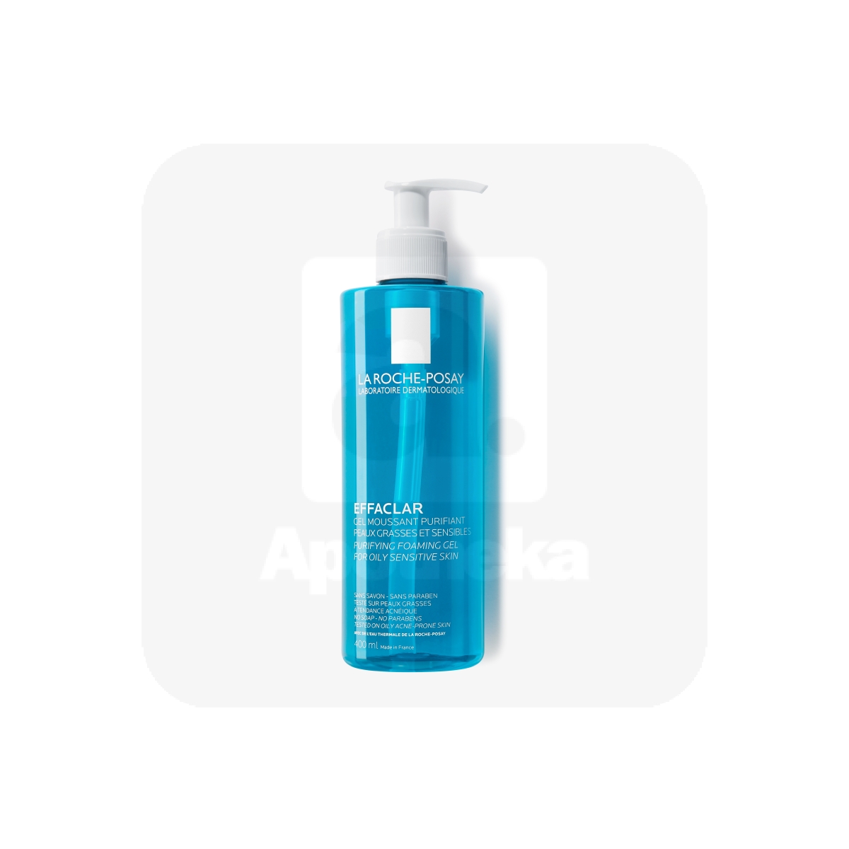 EFFACLAR GEL Очищающий пенящийся гель для жирной кожи, склонной к акне.  400ML - Изображение товара
