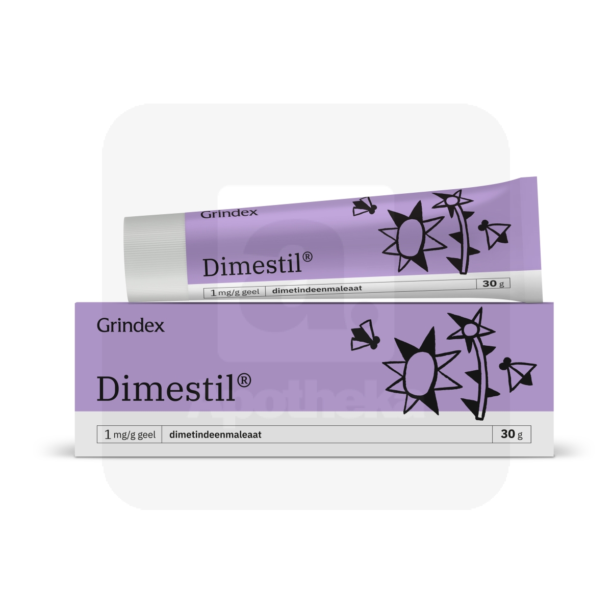 DIMESTIL GEEL 1MG/G 30G - Изображение товара 1