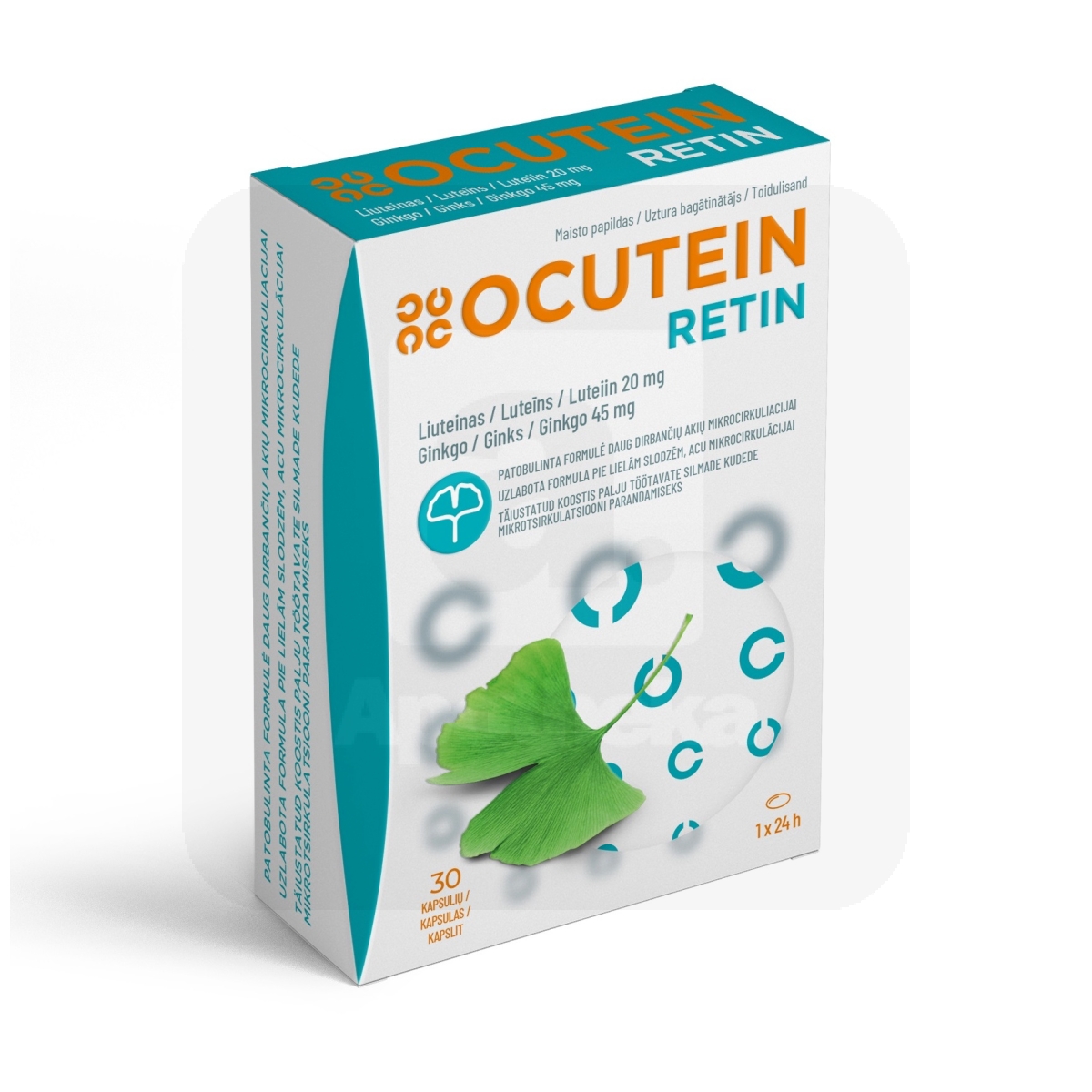 OCUTEIN RETIN LUTEIIN KAPSLID 20MG N30 - Изображение товара