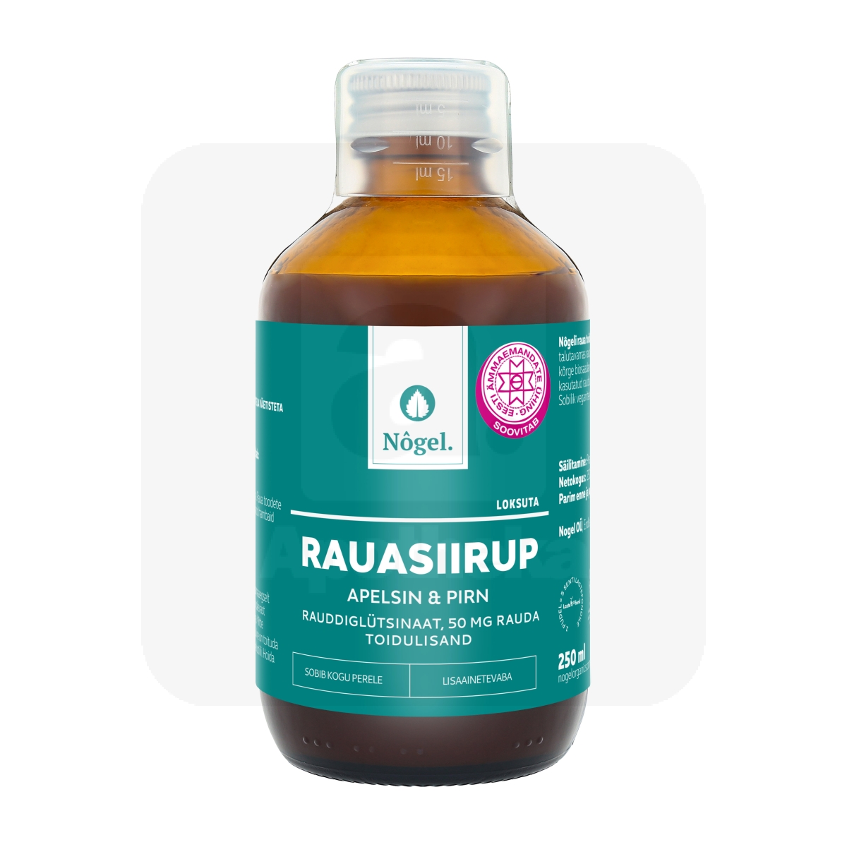 NÕGEL RAUASIIRUP 50MG 250ML - Изображение товара