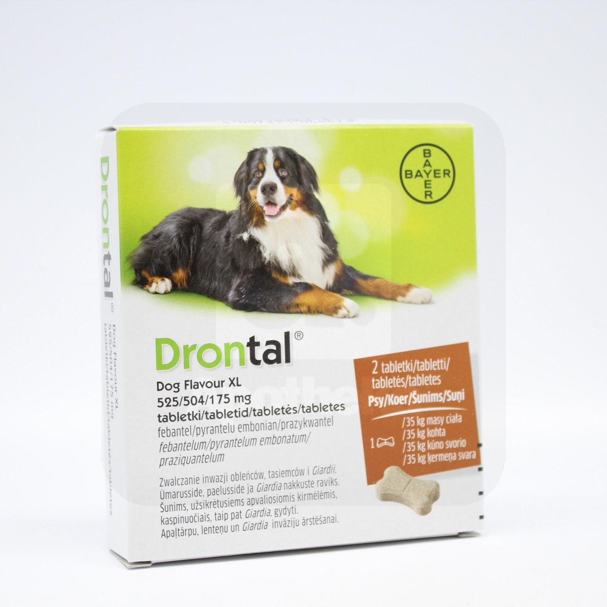 DRONTAL DOG FLAVOUR XL TBL 175MG+525MG+504MG N2 - Изображение товара