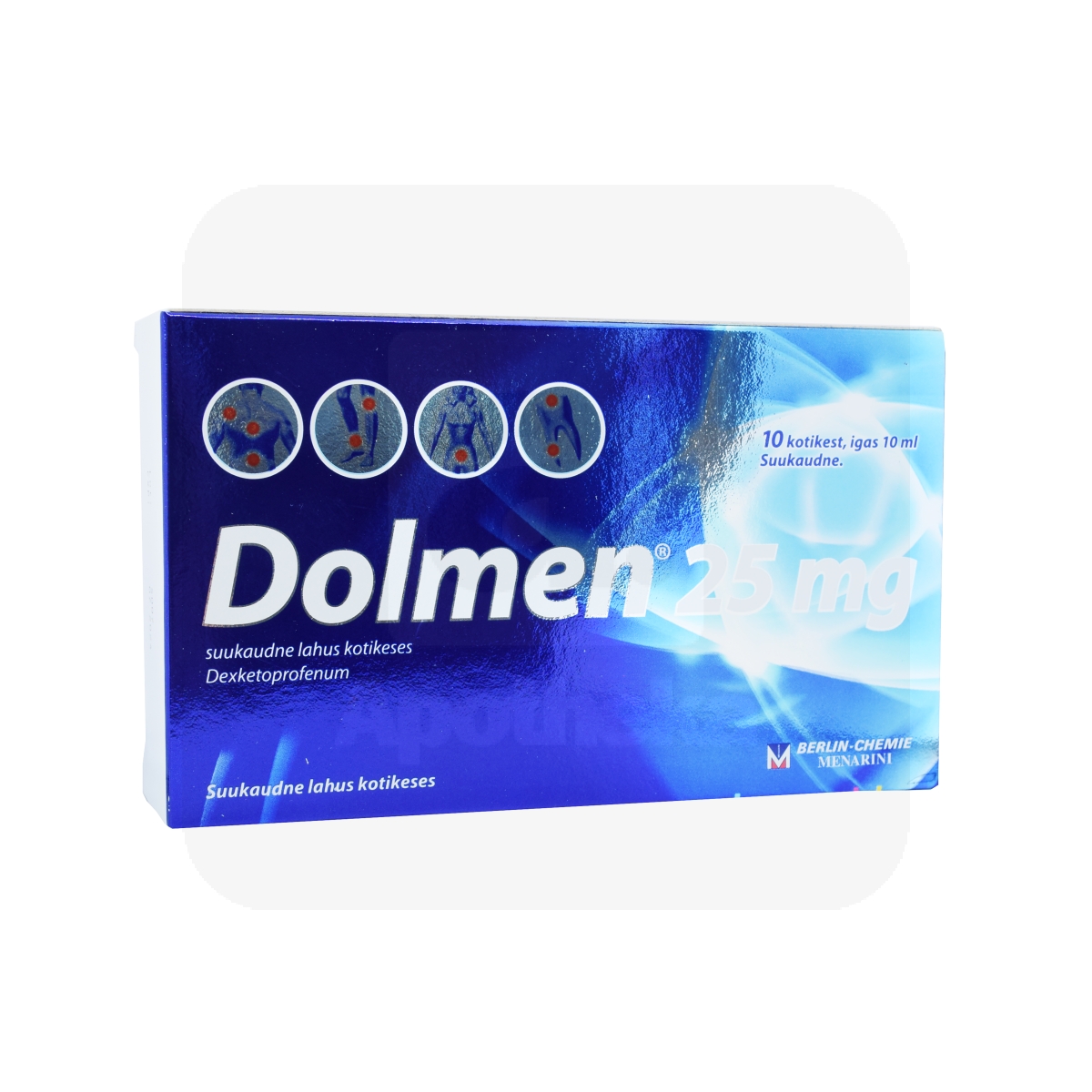 DOLMEN SUUKAUDNE LAHUS KOTIKESES 25MG N10 - Изображение товара 1