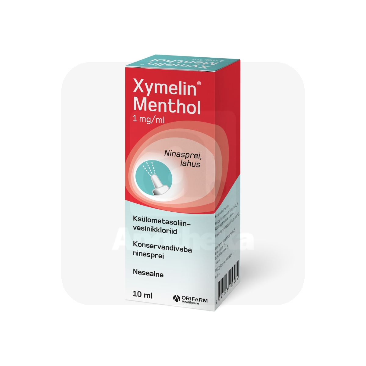 XYMELIN MENTHOL NINASPREI,LAHUS 1MG/ML 10ML N1