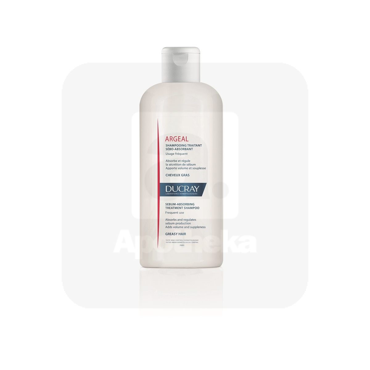 DUCRAY ARGEAL SEBUM-ABSORBING SHAMPOO  200ML