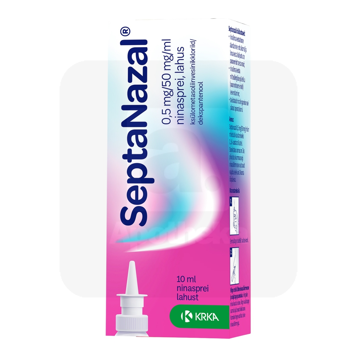 SEPTANAZAL NINASPREI 0.5MG+50MG/1ML 10ML N1 - Изображение товара