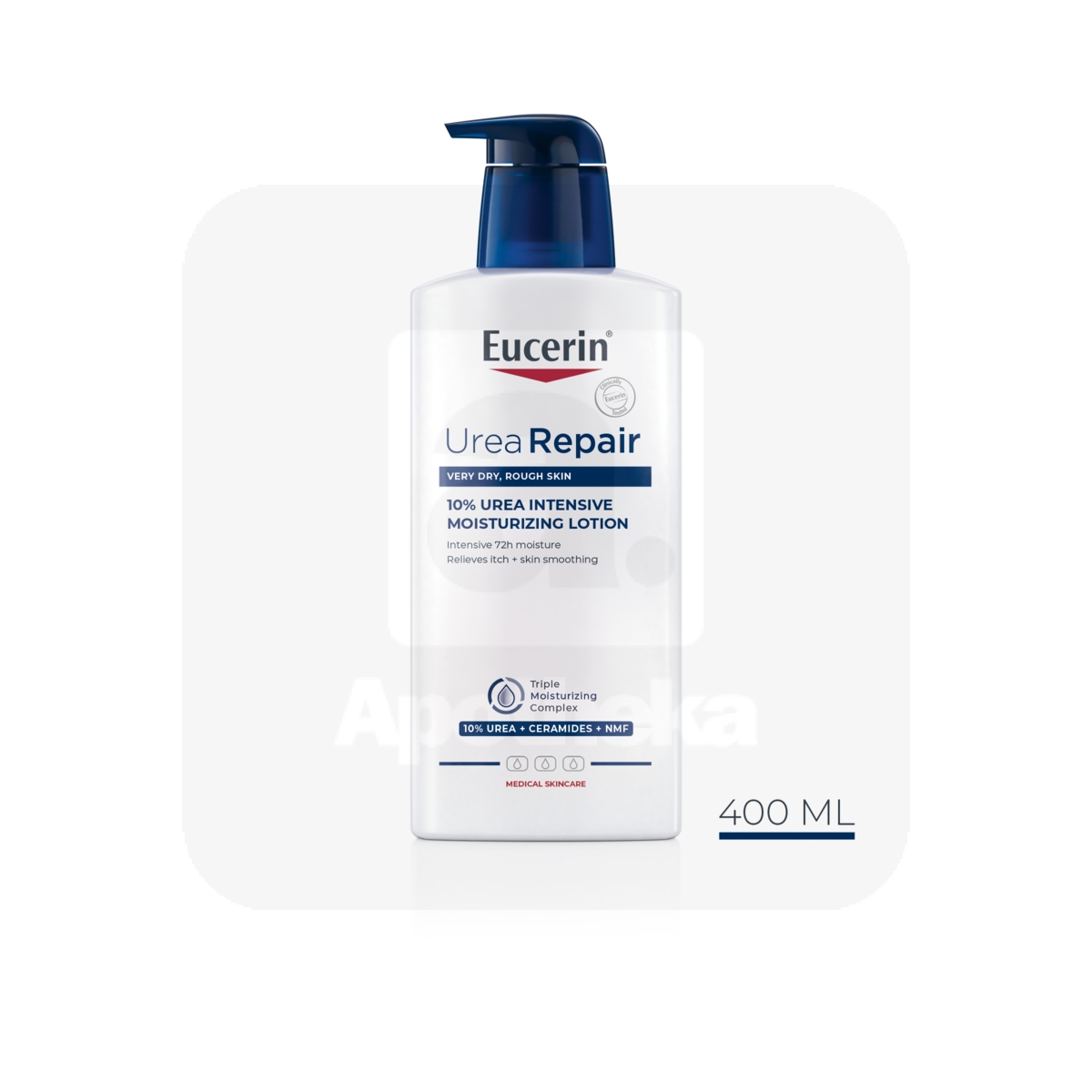 EUCERIN UREAREPAIR IHUPIIM VÄGA KUIV NAHK 10% UREA 400ML - Изображение товара