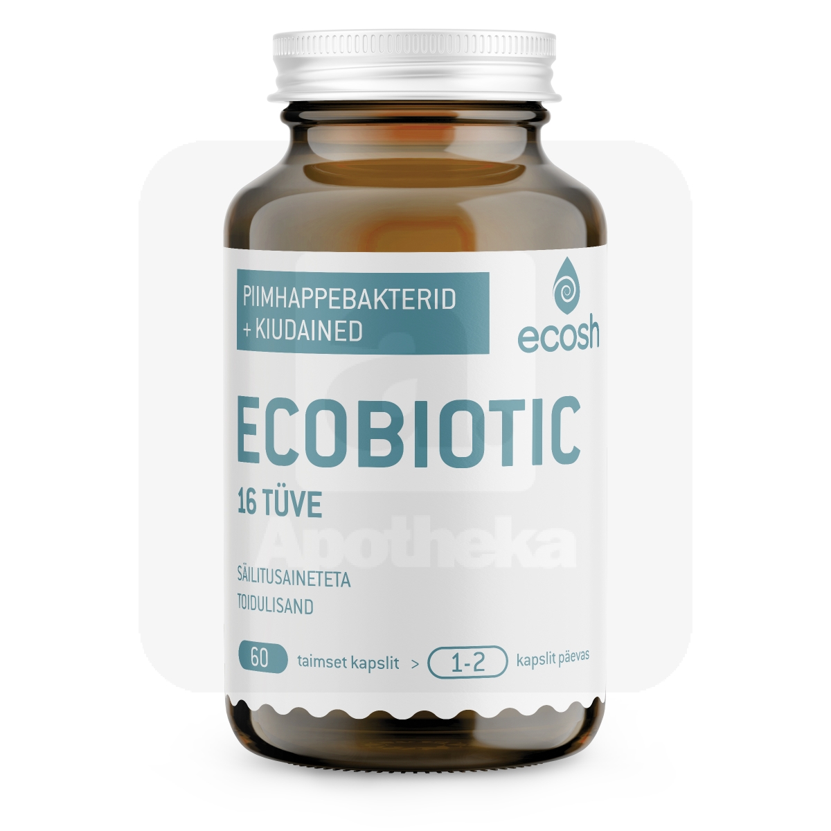 ECOSH ECOBIOTIC 16 TÜVE KAPSLID N60 - Изображение товара