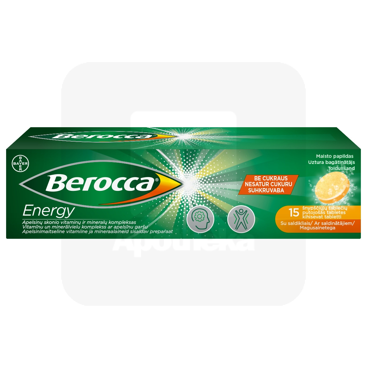 BEROCCA ENERGY KIHISEVAD TABLETID N15 - Изображение товара