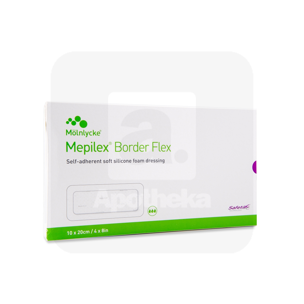 MEPILEX BORDER FLEX PLAASTER 10X20CM N10 STER - Изображение товара