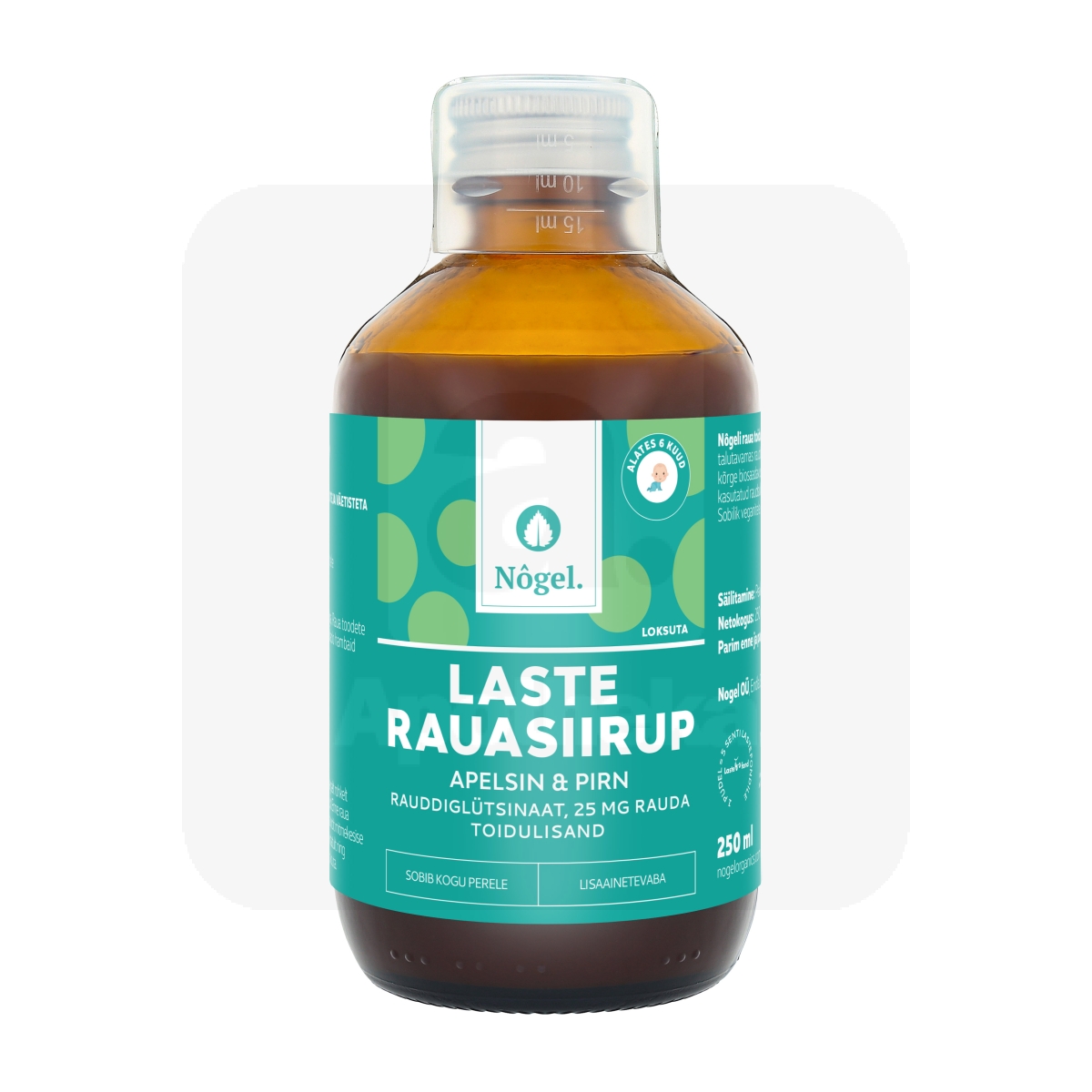 NÕGEL LASTE RAUASIIRUP 250ML