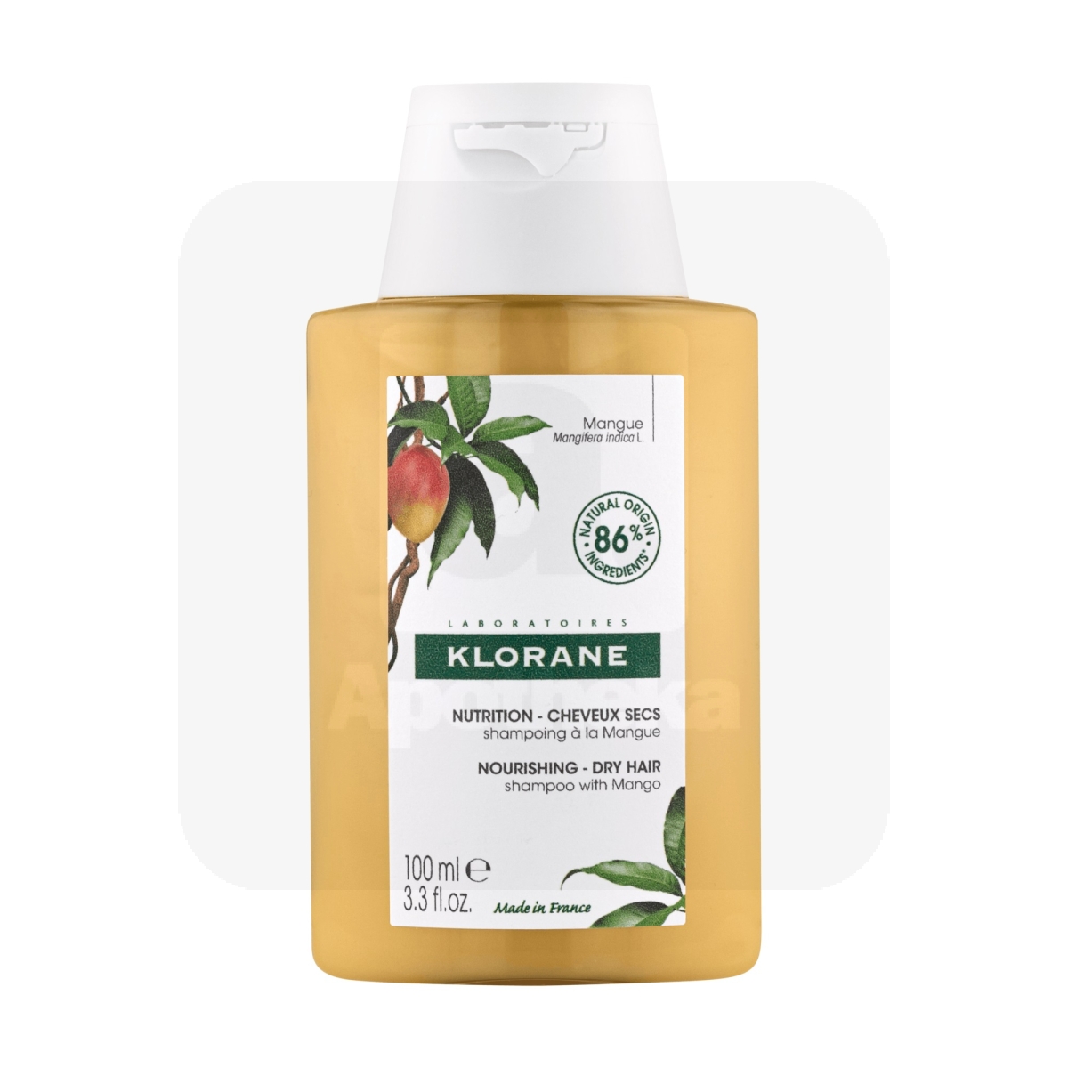 KLORANE SHAMPOON MANGO KUIVADELE JUUSTELE 100ML - Изображение товара