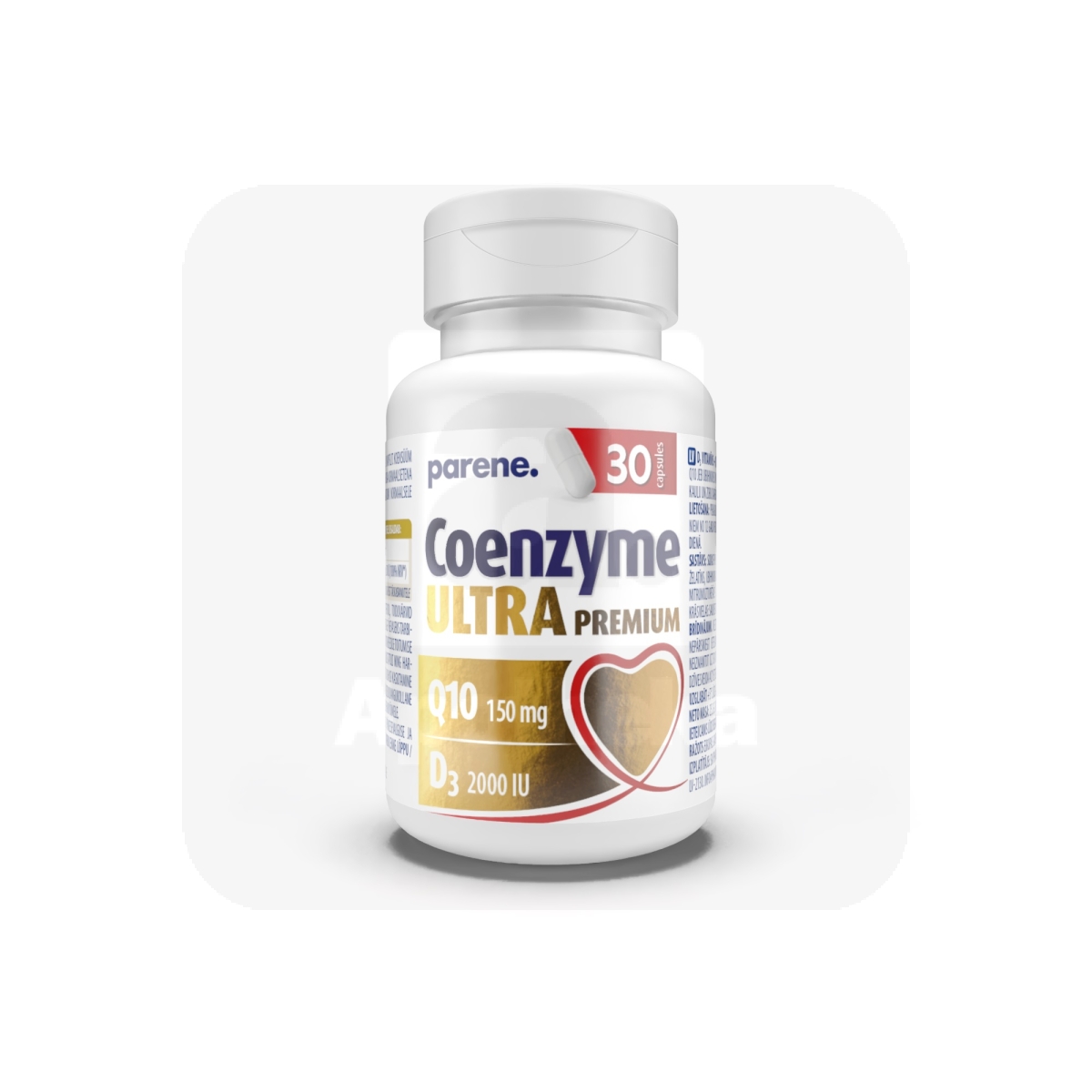 PARENE COENZYME ULTRA + VITAMIN D3 KAPSLID N30 - Изображение товара