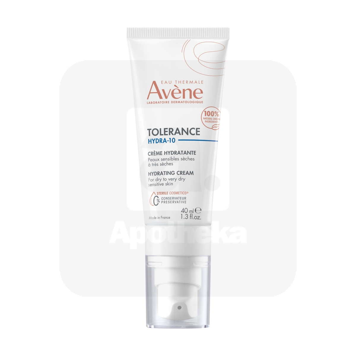 AVENE TOLERANCE HYDRA10 KREEM NIISUTAV 40ML - Изображение товара 1