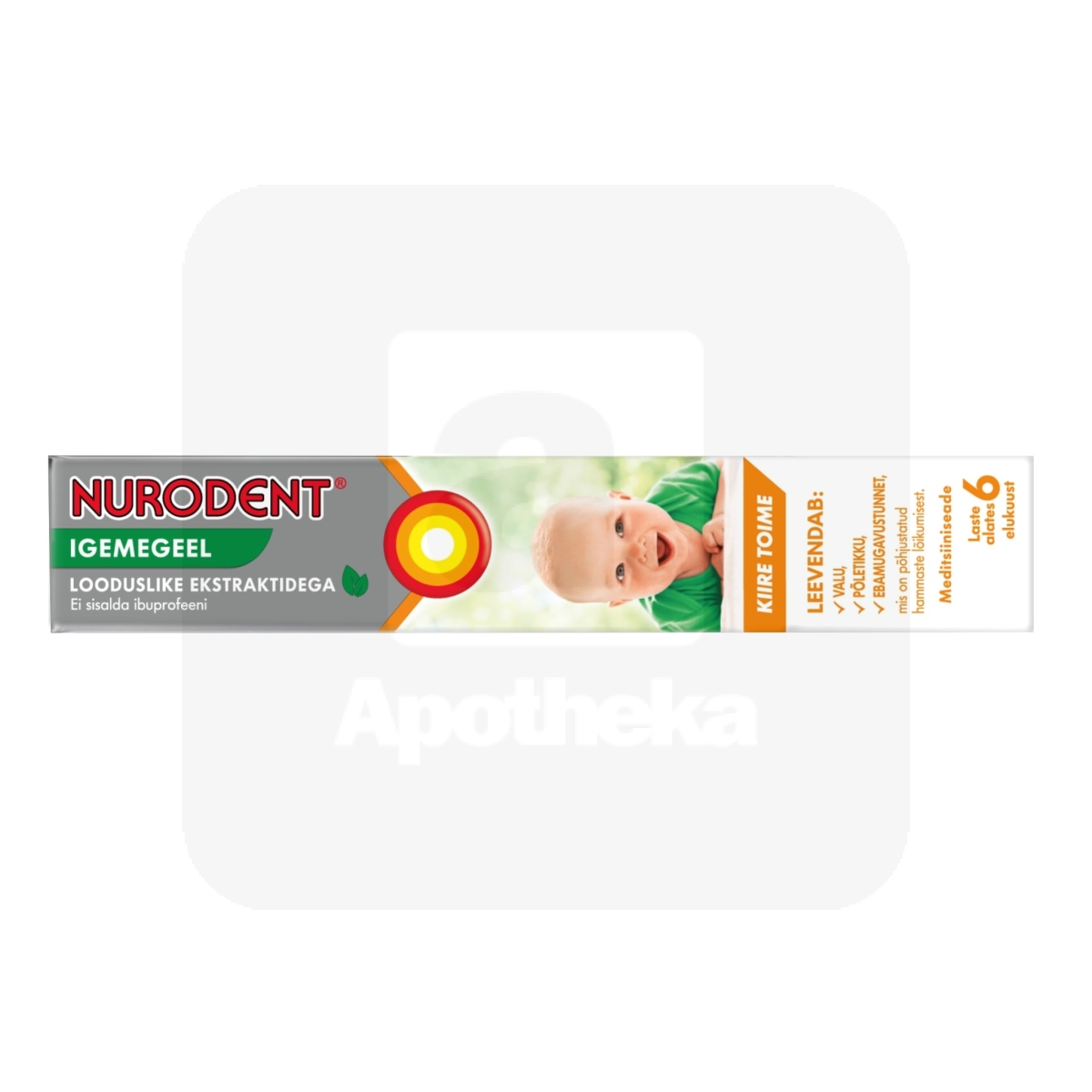 NURODENT IGEMEGEEL LOODUSLIKE EKSTRAKTIDEGA 15ML - Изображение товара