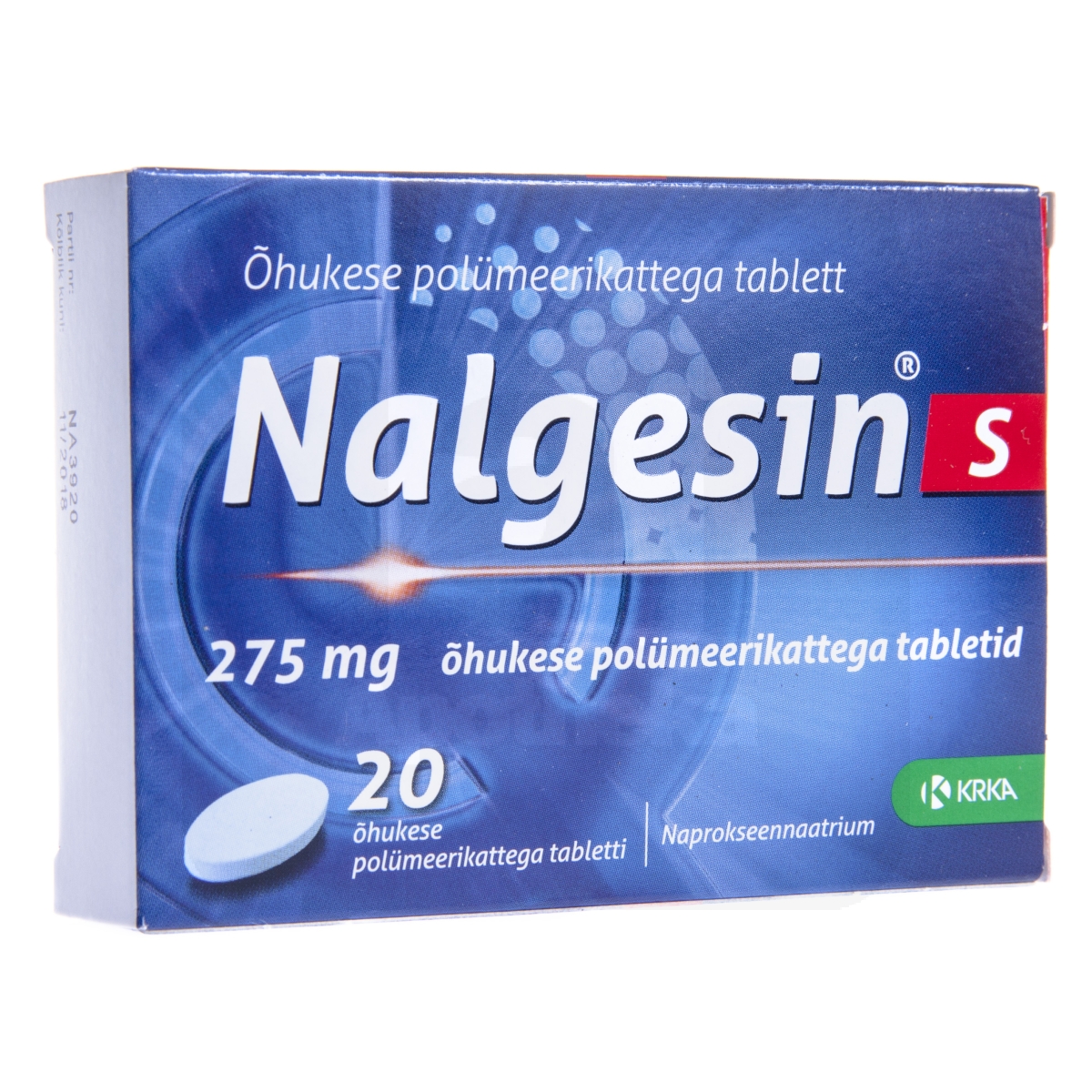 NALGESIN S TBL 275MG N20 - Изображение товара