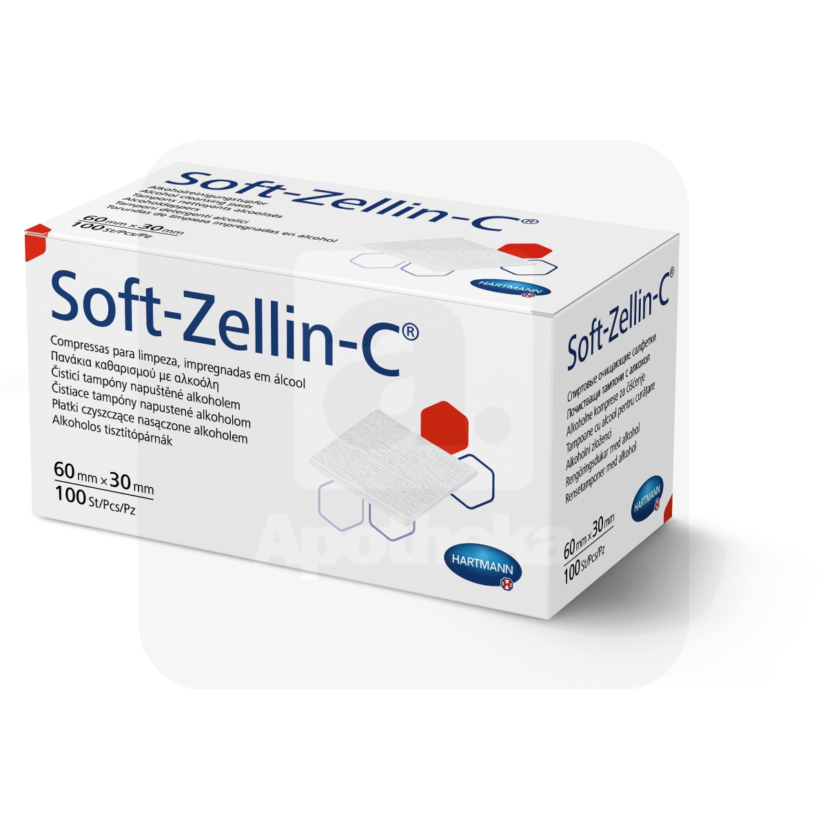 SOFT-ZELLIN-C NAHA PUHASTAMISEKS 6X3CM N100/288887