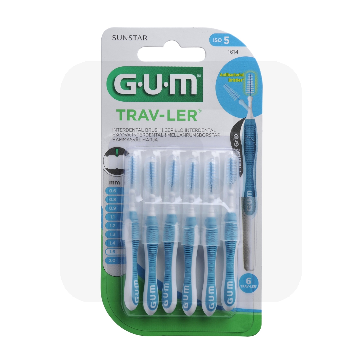 GUM TRAV-LER ИНТЕРДЕНТАЛЬНАЯ ЩЕТОЧКА 1,6MM N6/1614/ - Изображение товара