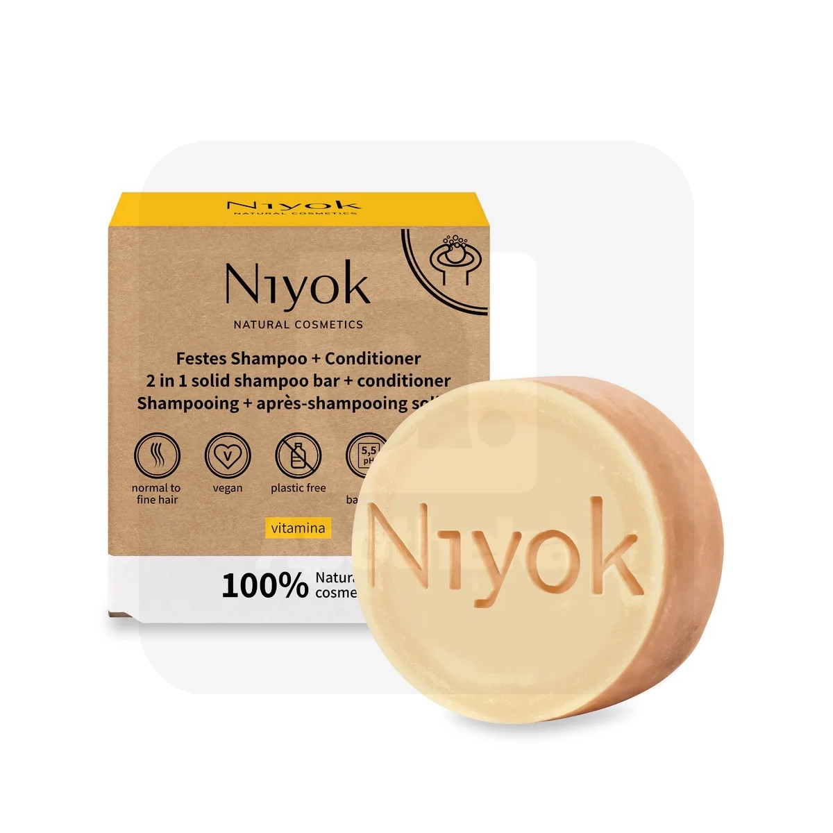 NIYOK TAHKE SHAMPOON+PALSAM VITAMINA 80G - Изображение товара