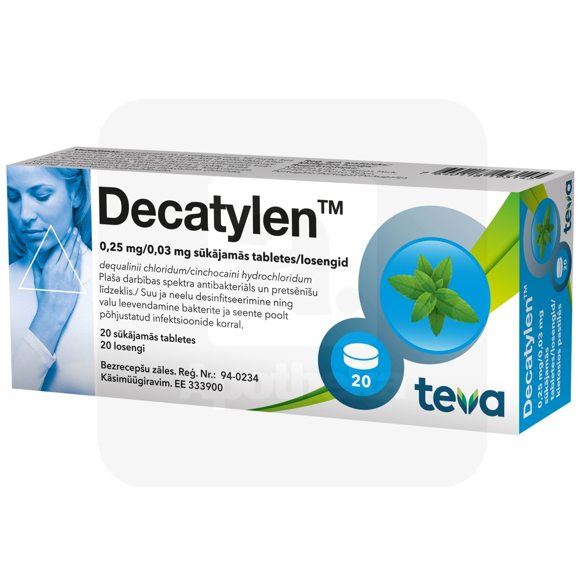 DECATYLEN LOSENG 0,25MG+0,03MG N20 - Изображение товара