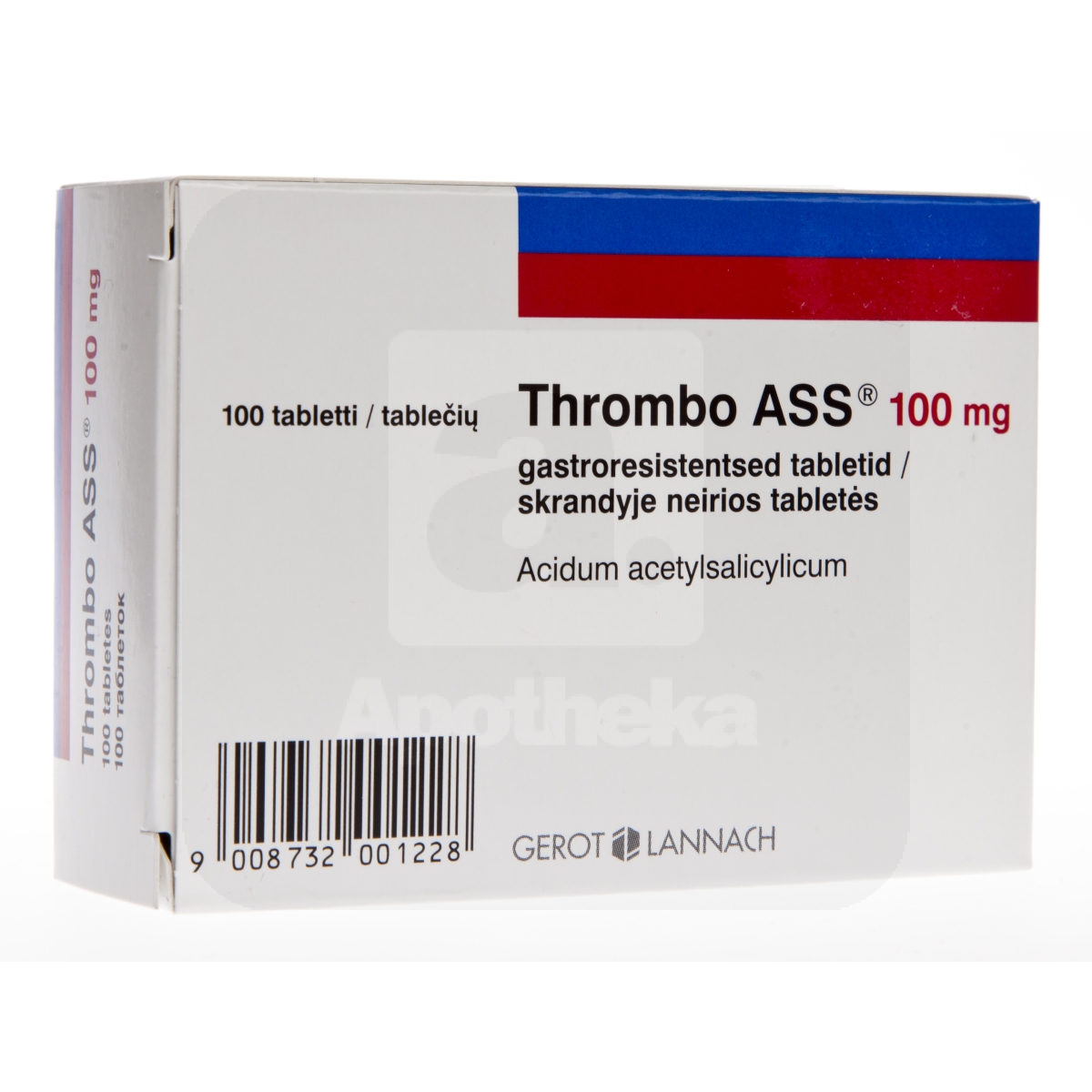 THROMBO ASS GASTRORESISTENTNE TBL 100MG N100 - Изображение товара