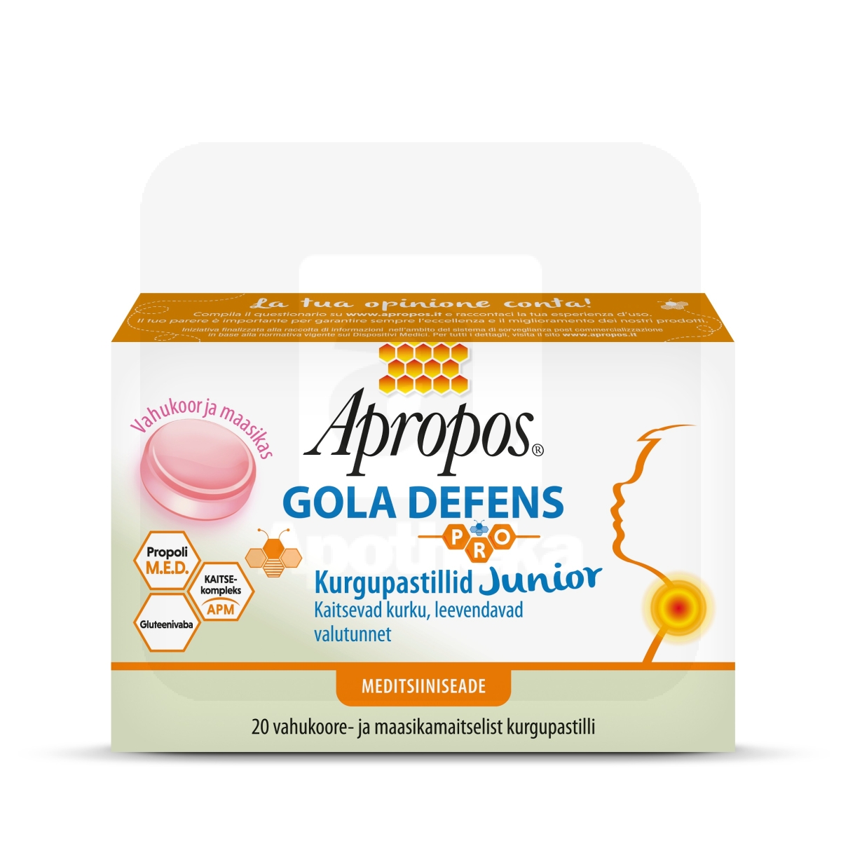 APROPOS GOLA DEFENS PASTILLID MAASIKAS LASTELE N20 - Изображение товара