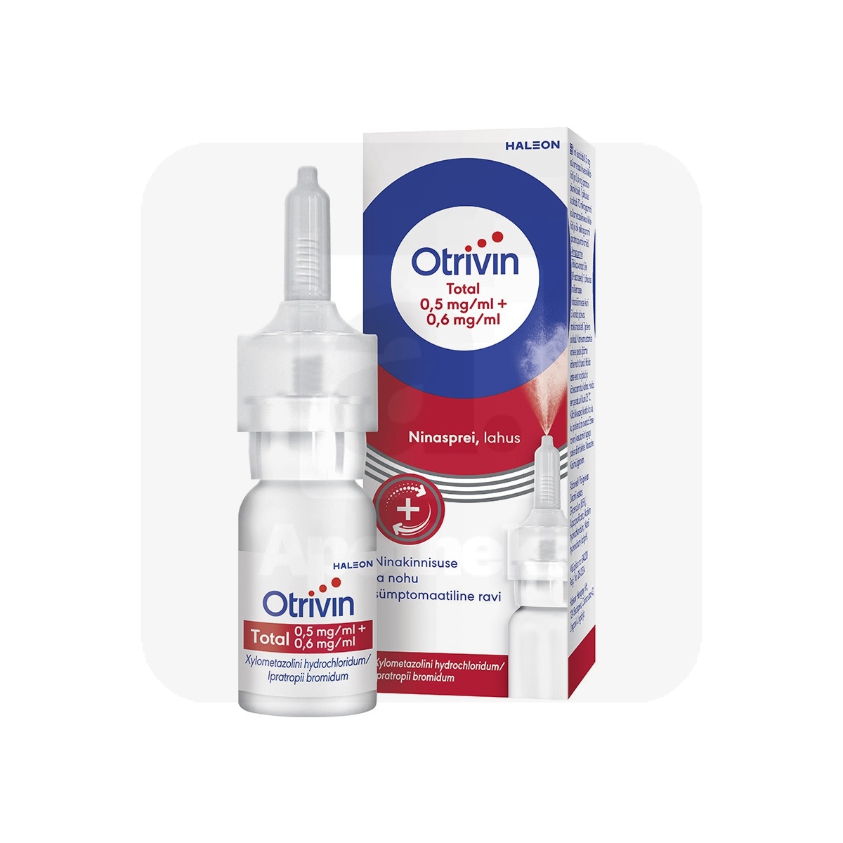 OTRIVIN TOTAL NINASPREI 0,5MG+0,6MG/ML 10ML - Изображение товара