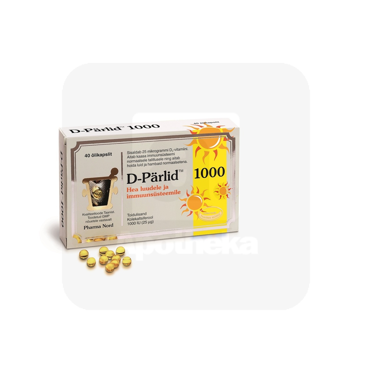 D-PÄRLID 1000 KAPSLID N40 - Изображение товара