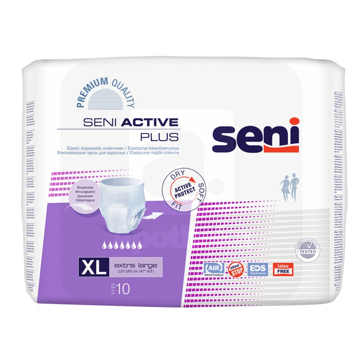 SENI ACTIVE PLUS IMAVAD PÜKSID XL 2000ML N10 - Изображение товара