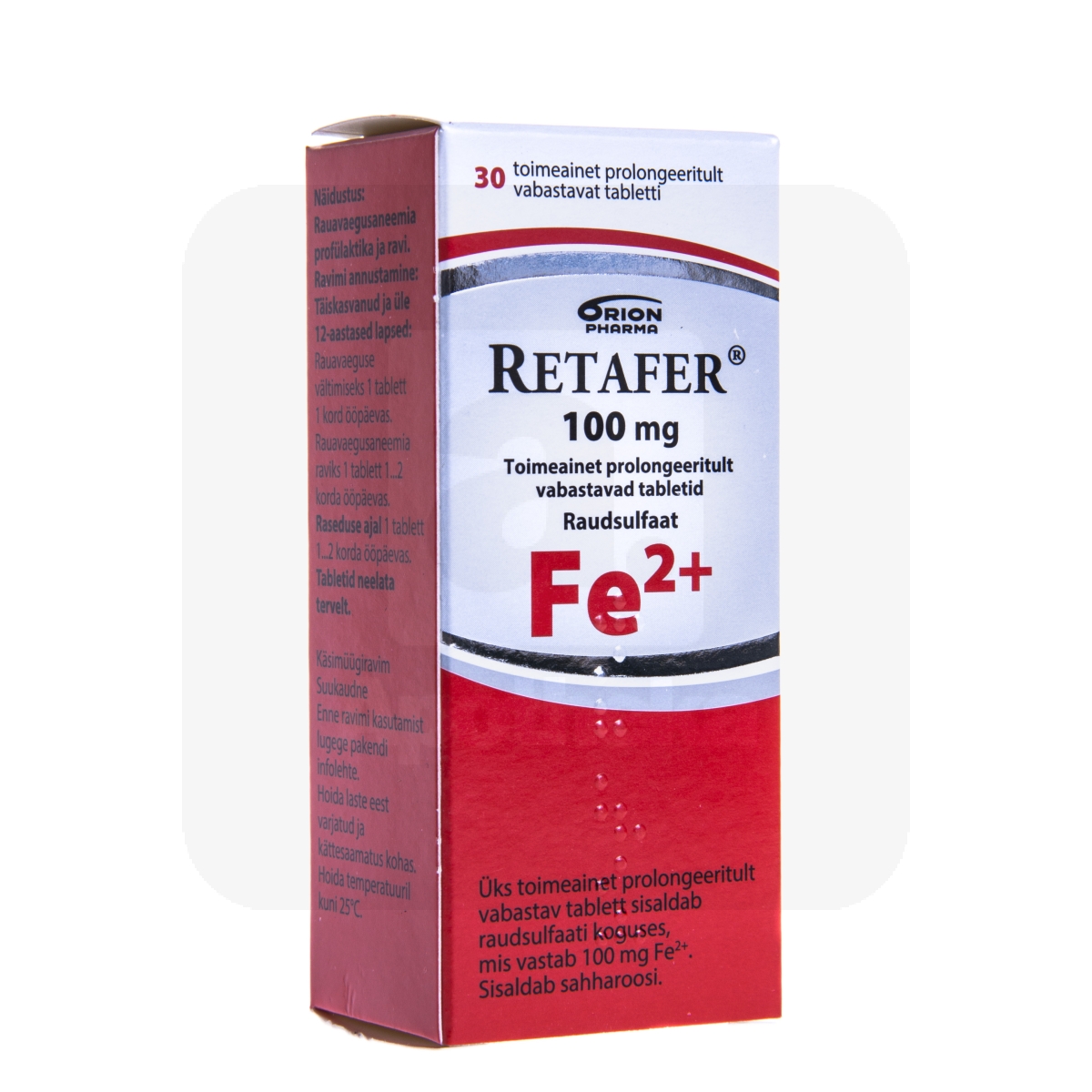 RETAFER PROLONG TBL 100MG N30