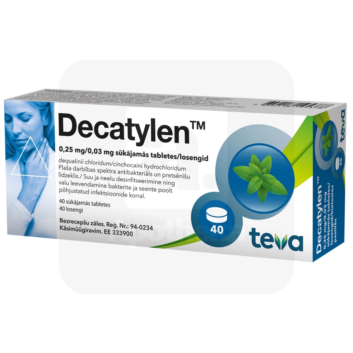 DECATYLEN LOSENG 0,25MG+0,03MG N40 - Изображение товара