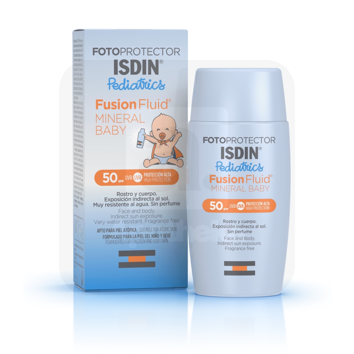 ISDIN SUN PÄIKESEKAITSEEMULSIOON MINERAL LASTELE SPF50 50ML - Изображение товара