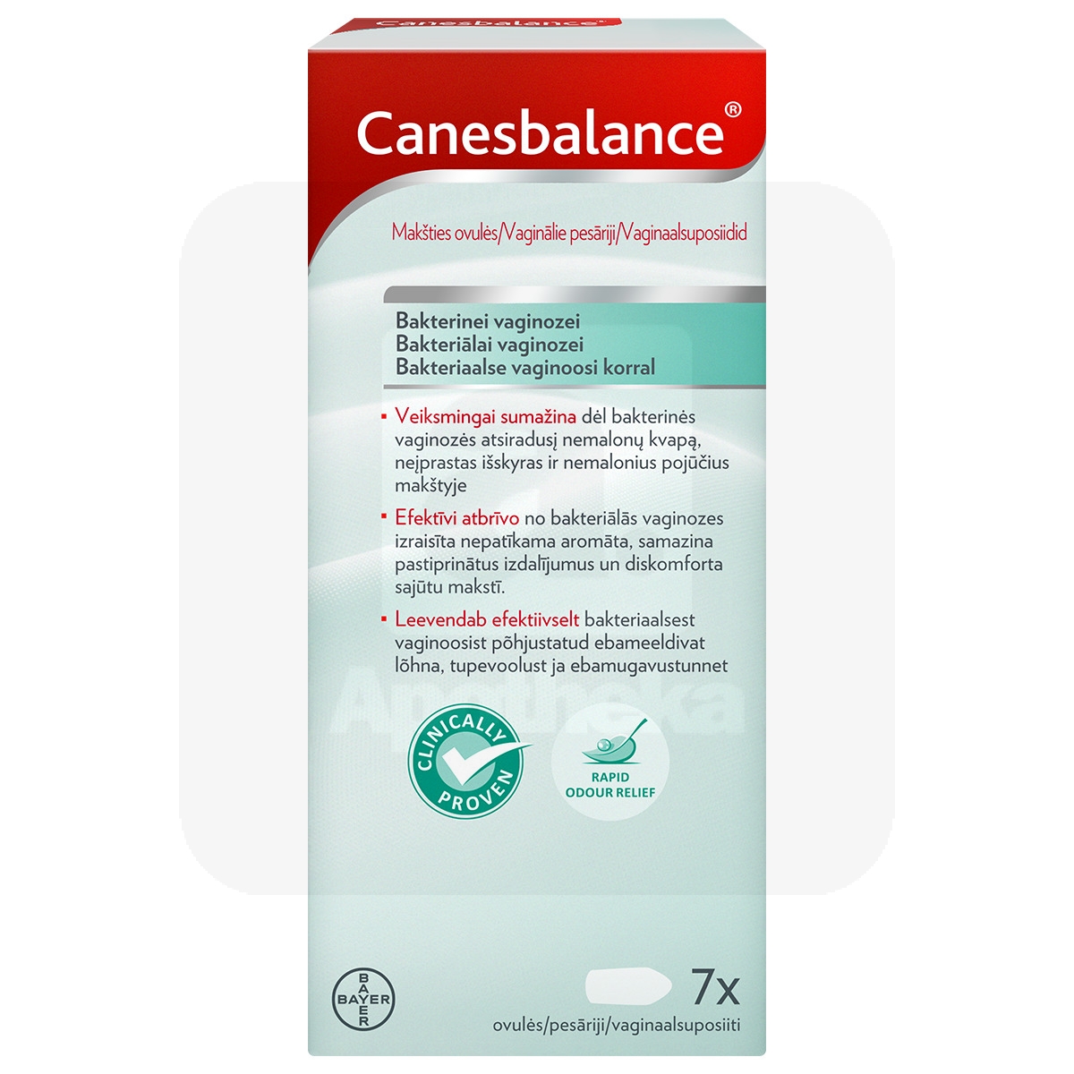 CANESBALANCE VAGINAALSUPOSIIDID N7 - Изображение товара
