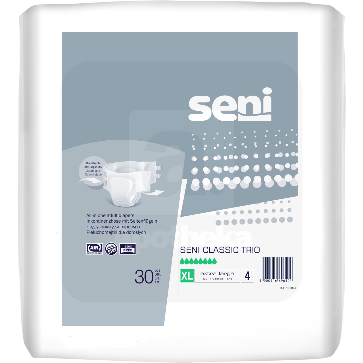 SENI CLASSIC TRIO PÜKSMÄHE XL 3200ML N30 - Изображение товара