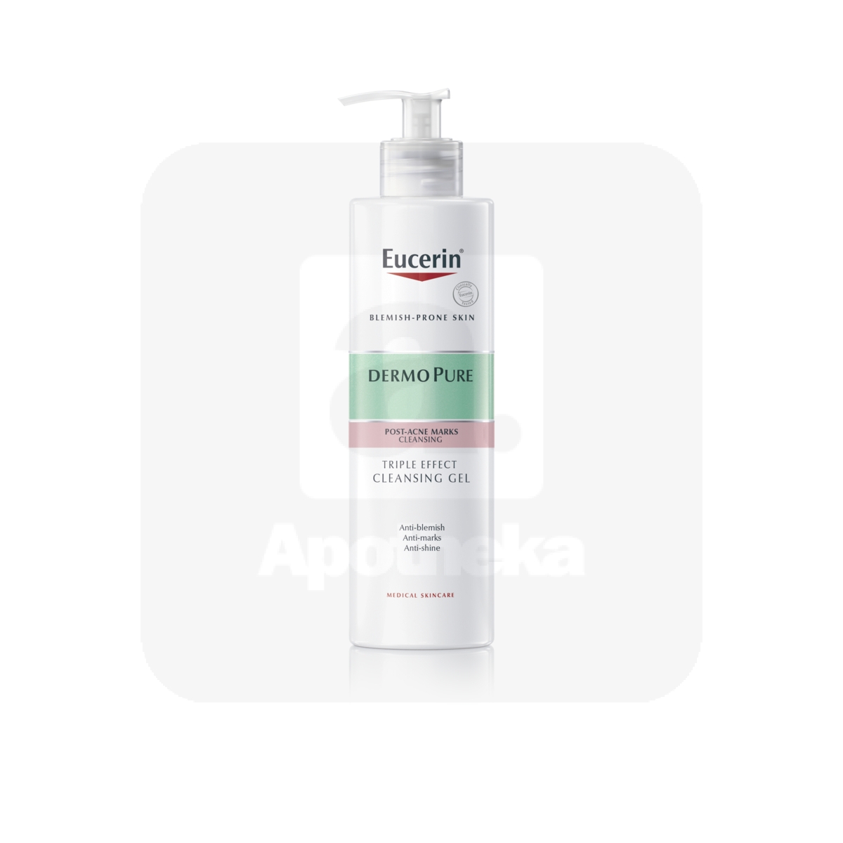EUCERIN DERMOPURE PUHASTUSGEEL AKNEJÄRGNE 400ML - Изображение товара